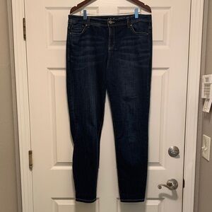 INC International Concepts Dark Blue Skinny Jeans